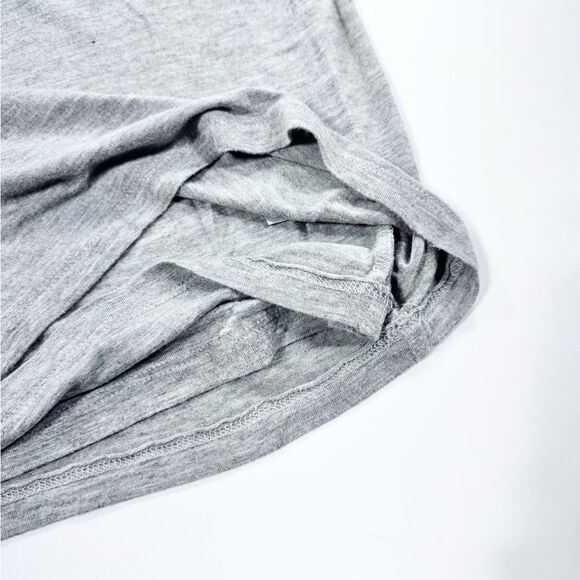 B.L.Q. grey bodycon midi length long sleeve stretch contour dress 0 - Picture 5 of 11